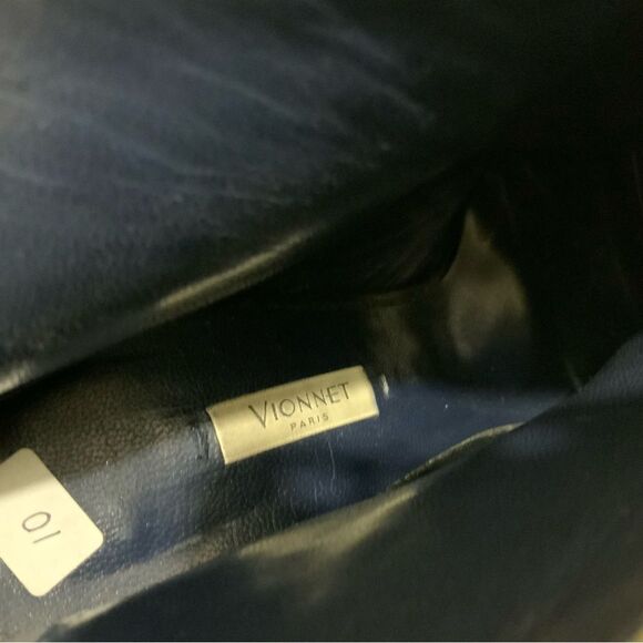 VIONNET paris ankle boots open toe braided colorful size 10 - Picture 12 of 15